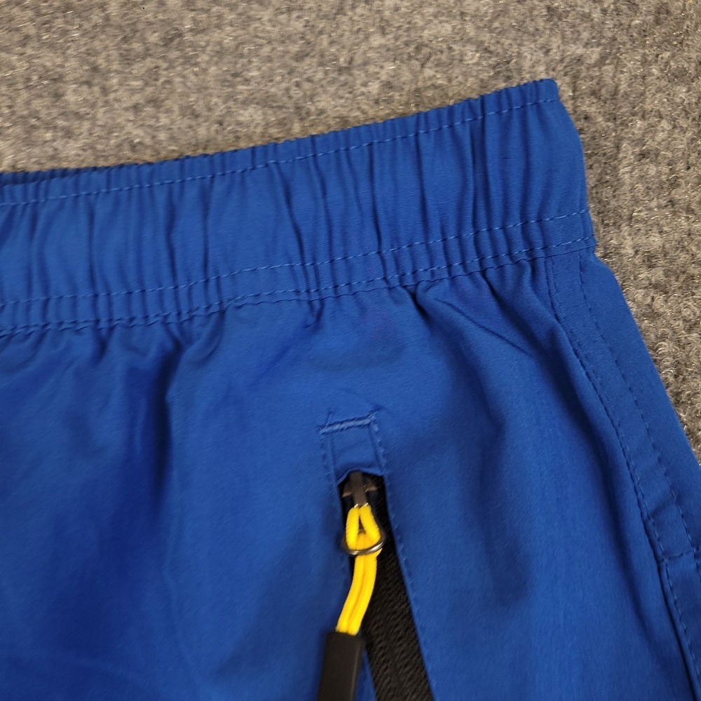 Athletic Travel Pants Men 32x30 Blue Stretch Drawstring Zip Pocket High Rise NWT - Picture 5 of 15